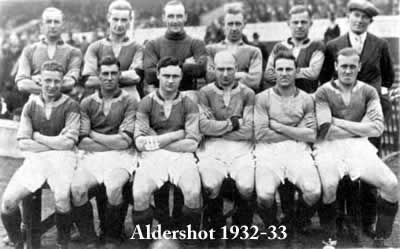 aldershot fc 1932-33 team group