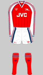 1988-1990 Arsenal Kit