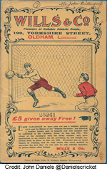 wills football catalogue  1904