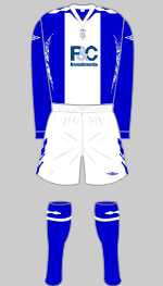 Birmingham City 2007-08 home kit