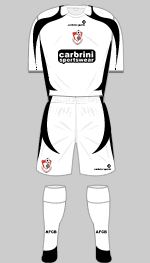 afc bournemouth 2009-10 third kit