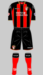 afc bournemouth 2014-15 home kit