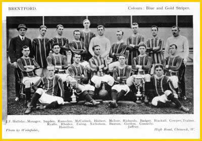 brentford 1906-07 team group