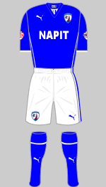 chesterfield fc 2013-14 home kit