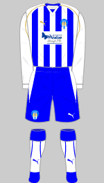 colchester united 2008-09 home kit