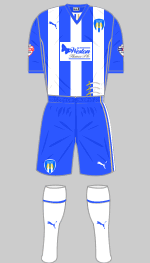 colchester united fc 2013-14 home kit