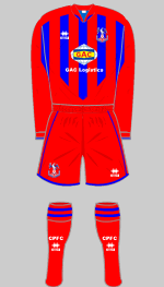 Crystal Palace 2007-08 home kit