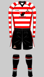 Doncaster Rovers 2007-08 kit