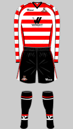 doncaster rovers home kit 2008-09
