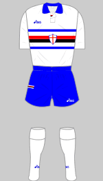 sampdoria fc 1992  european cup final kit 