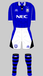 everton 1995 fa cup final kit