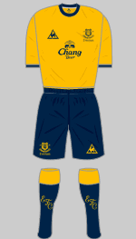 everton away kit 2011-12