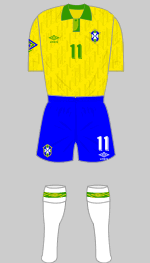 brazil 1991 womens world cup 1st kit