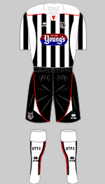 grimsby town 2009-10 home kit
