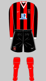 hartlepool united 2007-08 away kit