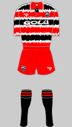 huddersfield town 1991 away kit
