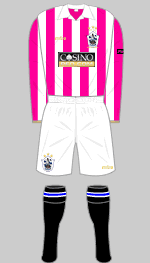huddersfield town 2008-09 breast cancer shirt