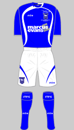 ipswich town 2009-10 special edition shirt