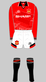 Manchester United 1994-1996 Kit