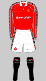 manchester united 1999 fa cup final kit