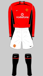 Manchester United 2002-2004 Kit