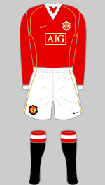 manchester united 2007 fa cup final kit