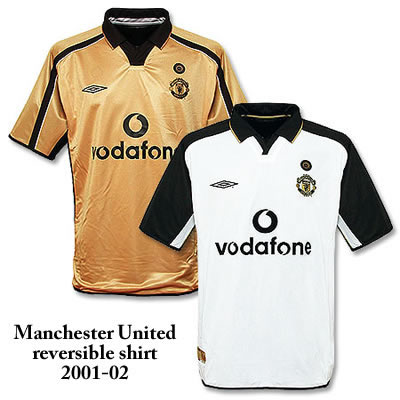 manchester united 2001-02 reversible top