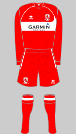 middlesbrough 2008-09 home kit