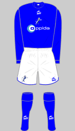 millwall 2007-08 home kit