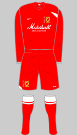MK Dons 2008-09 away kit