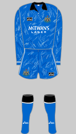 newcastle united 1993 away kit