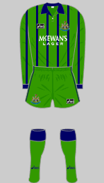 newcastle united 1994-third kit