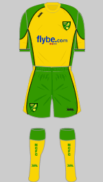 Norwich City 2006-08 home kit