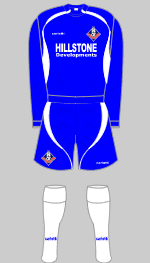Oldham Athletic 2007-08 home kit