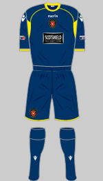 albion rovers fc 2012-13 away kit