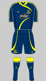 alloa athletic 2009-2010 away kit