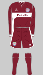 arbroath 2007-08 home kit