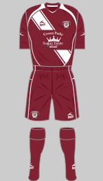arbroath 2009-10 home kit