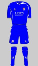 cowdenbeath 2009-10 home kit