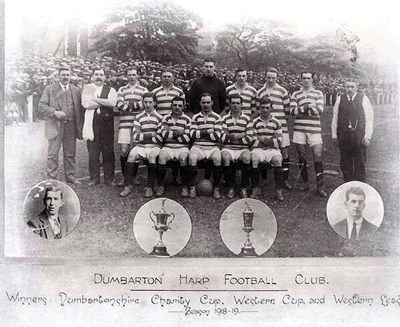 dumbarton-harp-1918-19 team group