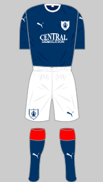 falkirk fc 2010-11 home kit