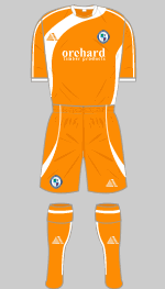 forfar athletic 2011-12 away kit