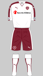 heart of midlothian change kit 2015-16