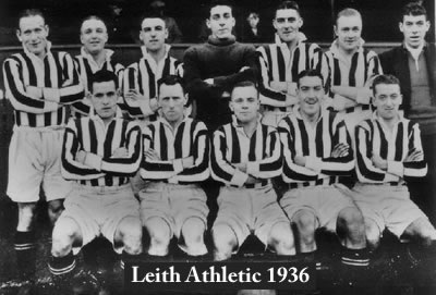 leith athletic 1936 team group