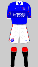 Rangers 1998-99 kit