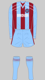 scunthorpe united 1987-89 kit
