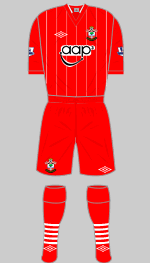 southampton fc 2012-13 home kit