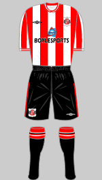 sunderland 2009-10 home kit