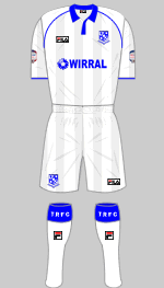 tranmere rovers 2012-13 home kit