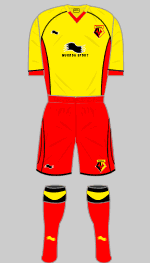 watford 2011-12 home kit
